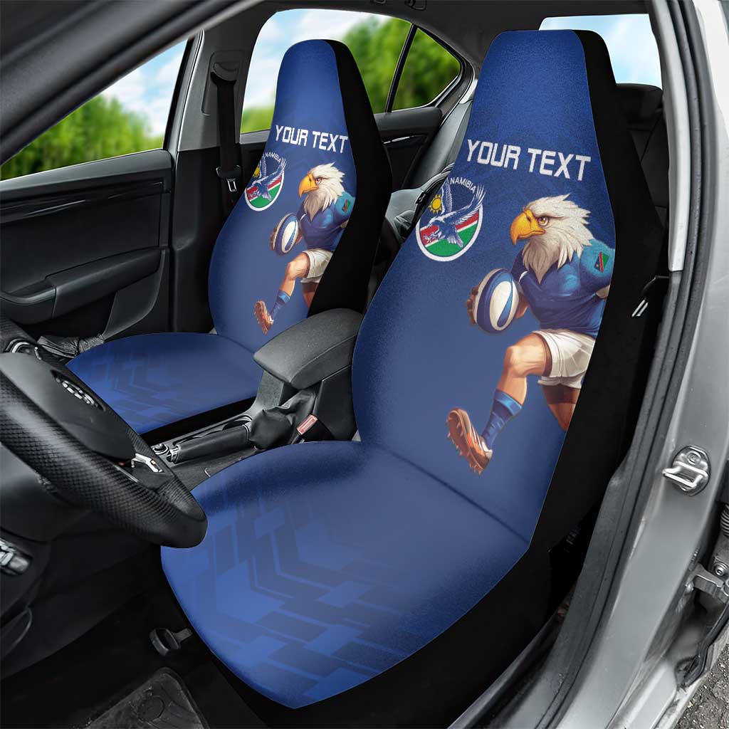 Namibia Rugby Custom Car Seat Cover Eagle Mascot - Sporty Style
