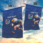 Namibia Rugby Custom Garden Flag Eagle Mascot - Sporty Style