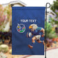 Namibia Rugby Custom Garden Flag Eagle Mascot - Sporty Style