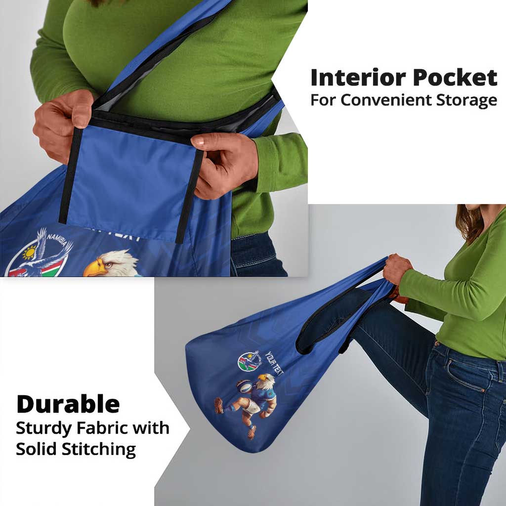 Namibia Rugby Custom Grocery Bag Eagle Mascot - Sporty Style