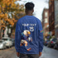 Namibia Rugby Custom Long Sleeve Shirt Eagle Mascot - Sporty Style