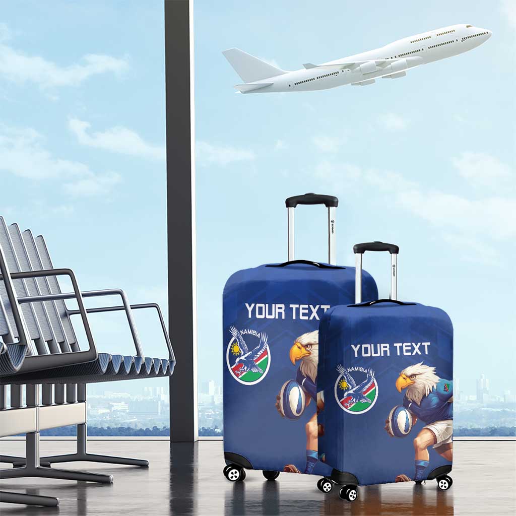 Namibia Rugby Custom Luggage Cover Eagle Mascot - Sporty Style