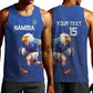 Namibia Rugby Custom Men Tank Top Eagle Mascot - Sporty Style
