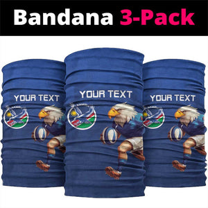 Namibia Rugby Custom Neck Gaiter Eagle Mascot - Sporty Style LT15