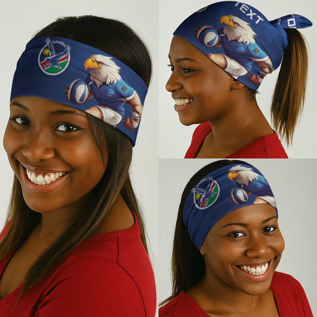 Namibia Rugby Custom Neck Gaiter Eagle Mascot - Sporty Style LT15