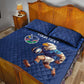 Namibia Rugby Custom Quilt Bed Set Eagle Mascot - Sporty Style