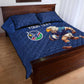 Namibia Rugby Custom Quilt Bed Set Eagle Mascot - Sporty Style