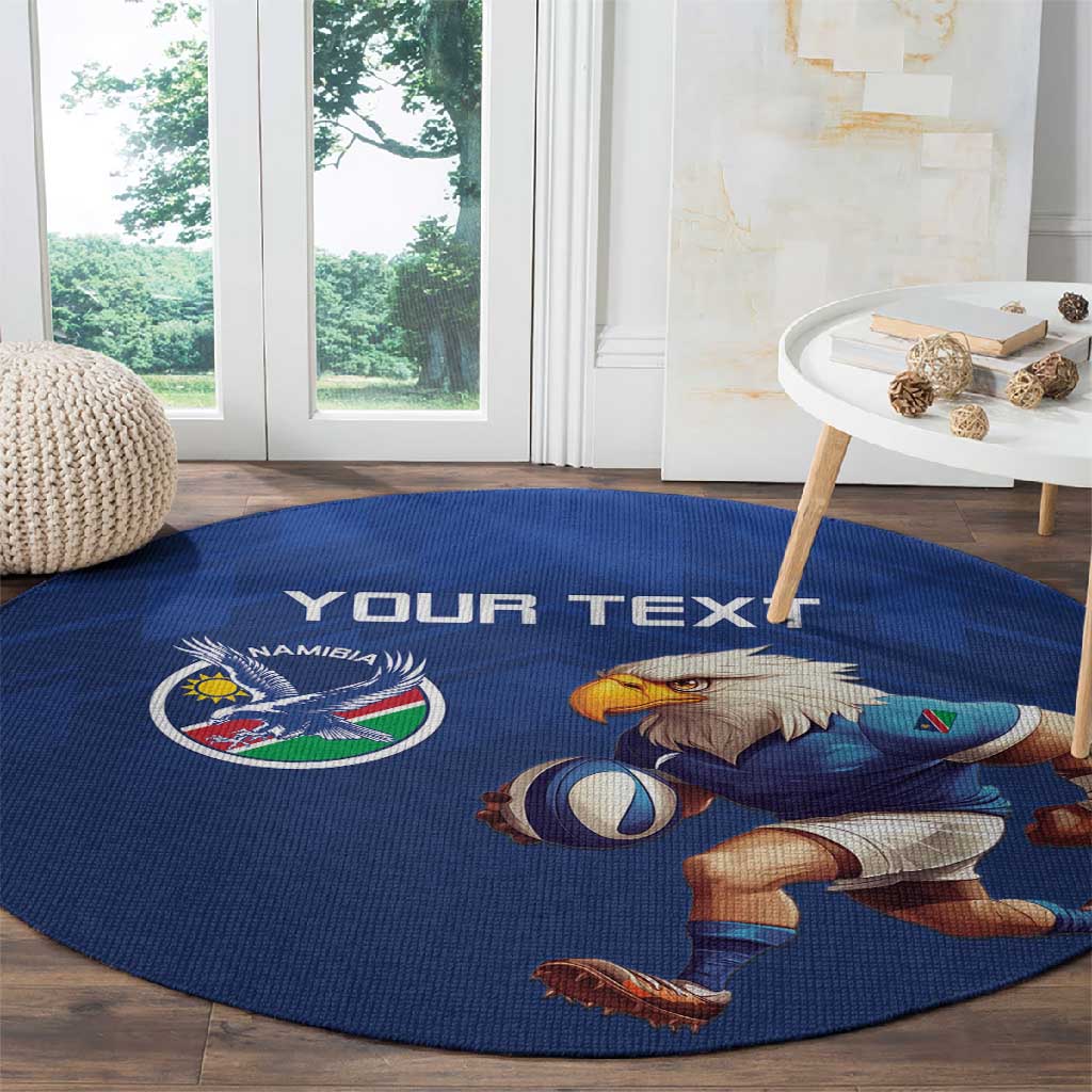Namibia Rugby Custom Round Carpet Eagle Mascot - Sporty Style