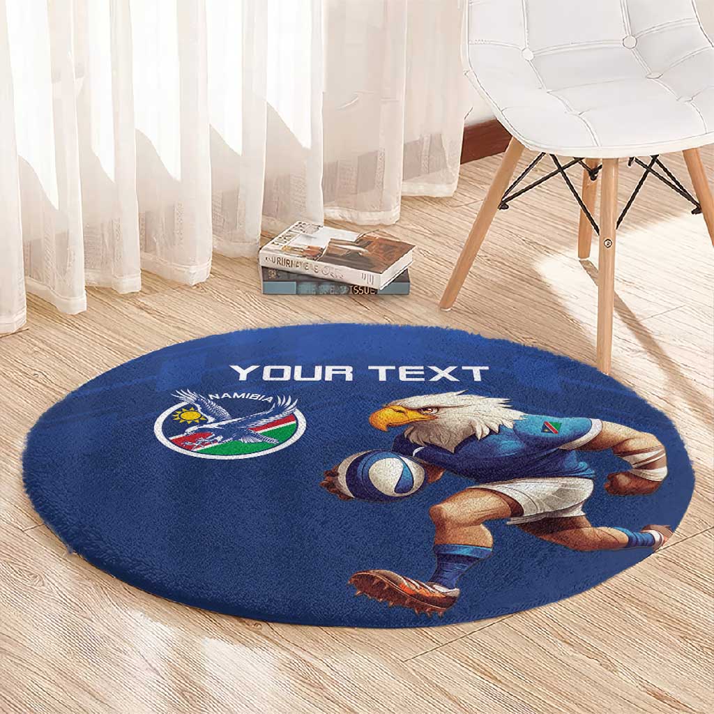 Namibia Rugby Custom Round Carpet Eagle Mascot - Sporty Style