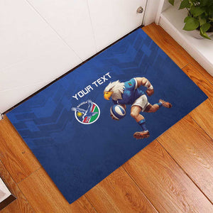 Namibia Rugby Custom Rubber Doormat Eagle Mascot - Sporty Style