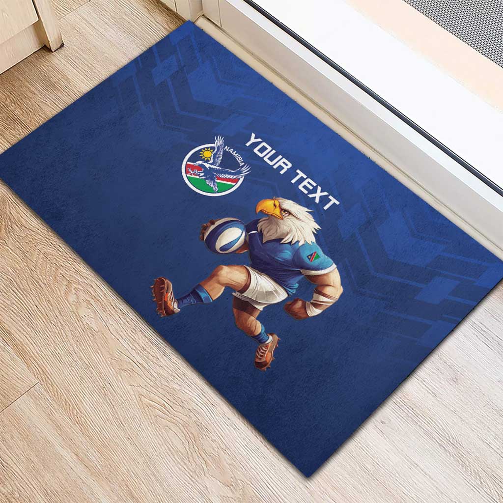 Namibia Rugby Custom Rubber Doormat Eagle Mascot - Sporty Style