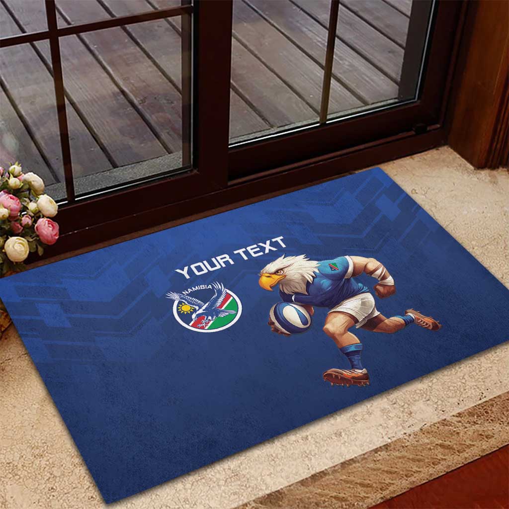 Namibia Rugby Custom Rubber Doormat Eagle Mascot - Sporty Style