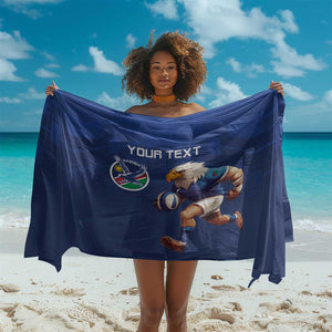 Namibia Rugby Custom Sarong Eagle Mascot - Sporty Style