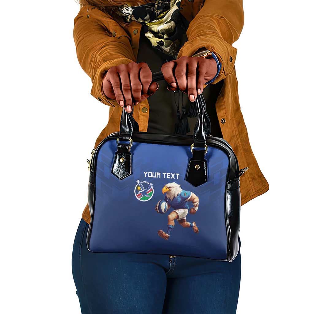 Namibia Rugby Custom Shoulder Handbag Eagle Mascot - Sporty Style