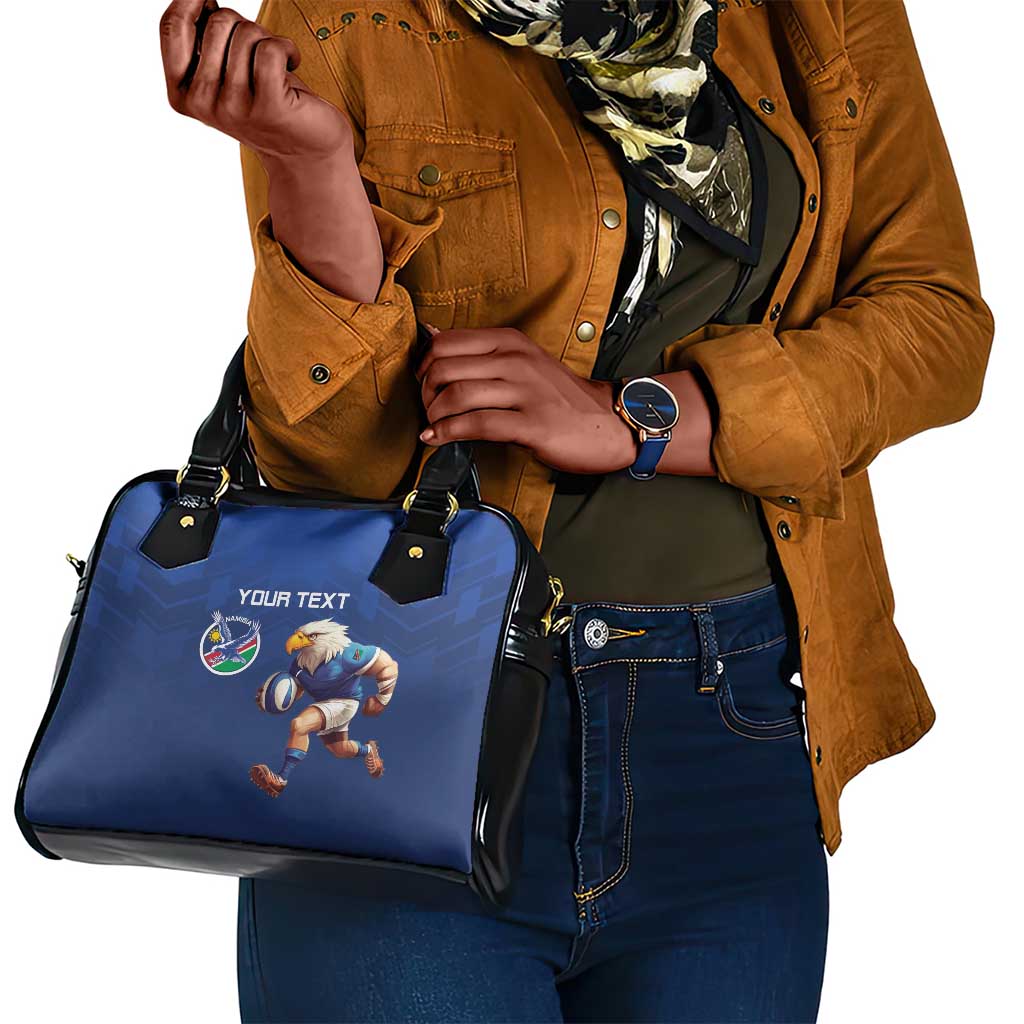 Namibia Rugby Custom Shoulder Handbag Eagle Mascot - Sporty Style