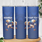 Namibia Rugby Custom Skinny Tumbler Eagle Mascot - Sporty Style