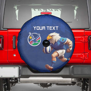 Namibia Rugby Custom Spare Tire Cover Eagle Mascot - Sporty Style
