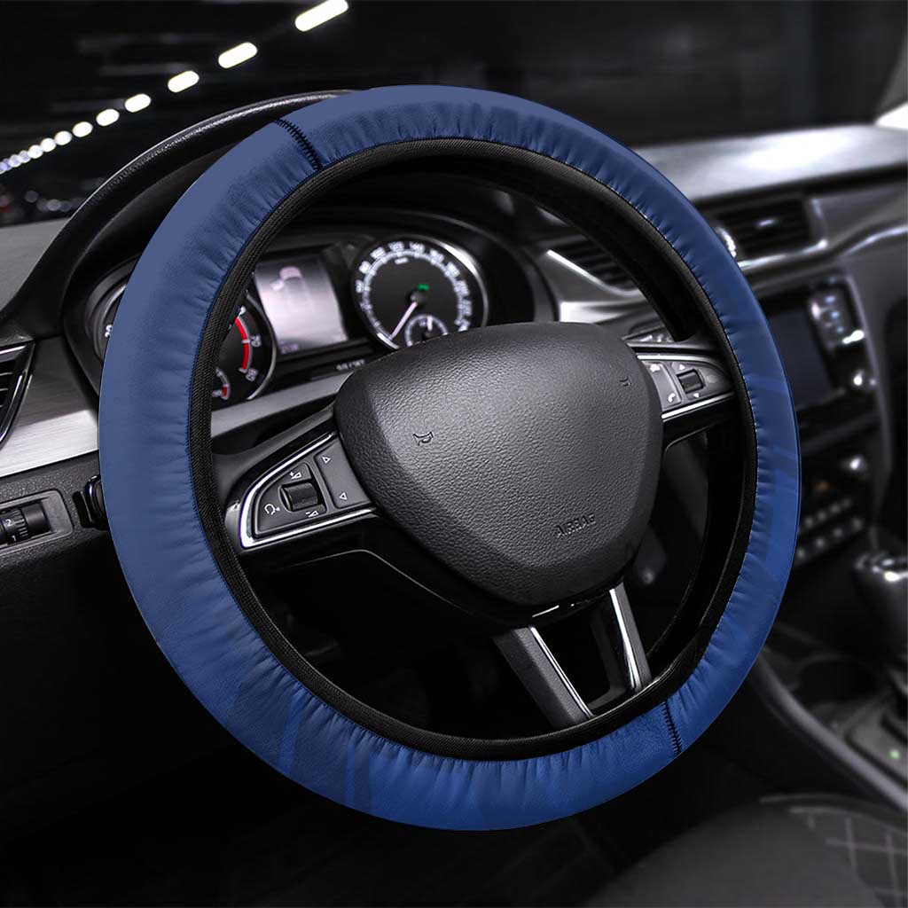 Namibia Rugby Steering Wheel Cover Eagle Mascot - Sporty Style