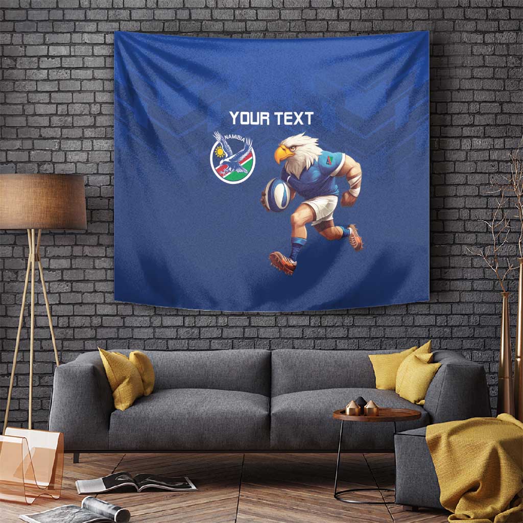 Namibia Rugby Custom Tapestry Eagle Mascot - Sporty Style