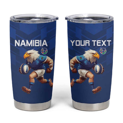 Namibia Rugby Custom Tumbler Cup Eagle Mascot - Sporty Style