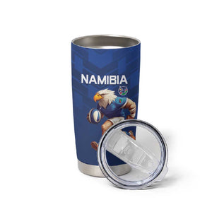 Namibia Rugby Custom Tumbler Cup Eagle Mascot - Sporty Style