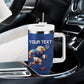 Namibia Rugby Custom Tumbler With Handle Eagle Mascot - Sporty Style