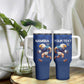 Namibia Rugby Custom Tumbler With Handle Eagle Mascot - Sporty Style
