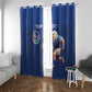 Namibia Rugby Custom Window Curtain Eagle Mascot - Sporty Style