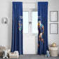Namibia Rugby Custom Window Curtain Eagle Mascot - Sporty Style