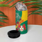 Personalised Togo 4 in 1 Can Cooler Tumbler Coat Of Arms - African Mix Rose Pattern