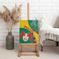 Personalised Togo Canvas Wall Art Coat Of Arms - African Mix Rose Pattern