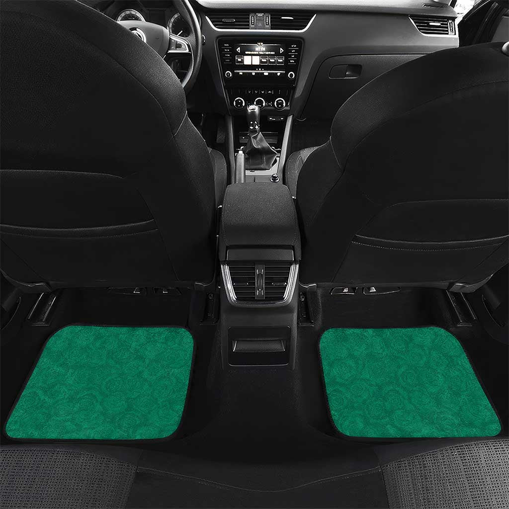 Personalised Togo Car Mats Coat Of Arms - African Mix Rose Pattern