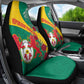 Personalised Togo Car Seat Cover Coat Of Arms - African Mix Rose Pattern