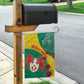 Personalised Togo Garden Flag Coat Of Arms - African Mix Rose Pattern