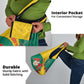 Personalised Togo Grocery Bag Coat Of Arms - African Mix Rose Pattern