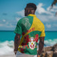 Personalised Togo Hawaiian Shirt Coat Of Arms - African Mix Rose Pattern