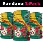 Togo Neck Gaiter Coat Of Arms - African Mix Rose Pattern - African Pride