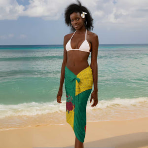 Personalised Togo Sarong Coat Of Arms - African Mix Rose Pattern