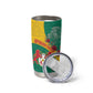 Personalised Togo Tumbler Cup Coat Of Arms - African Mix Rose Pattern