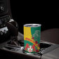 Personalised Togo Tumbler Cup Coat Of Arms - African Mix Rose Pattern