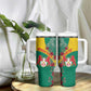 Personalised Togo Tumbler With Handle Coat Of Arms - African Mix Rose Pattern
