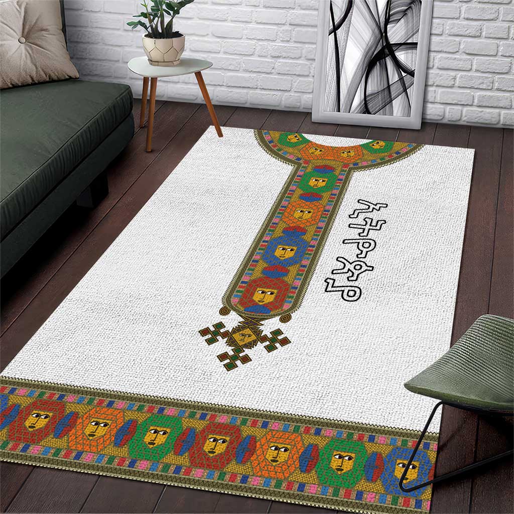 Ethiopia Saba Kemis Habesha Style Area Rug