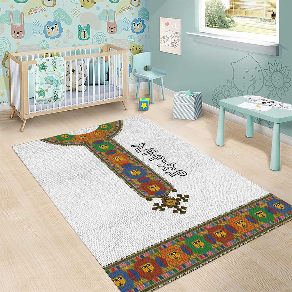 Ethiopia Saba Kemis Habesha Style Area Rug