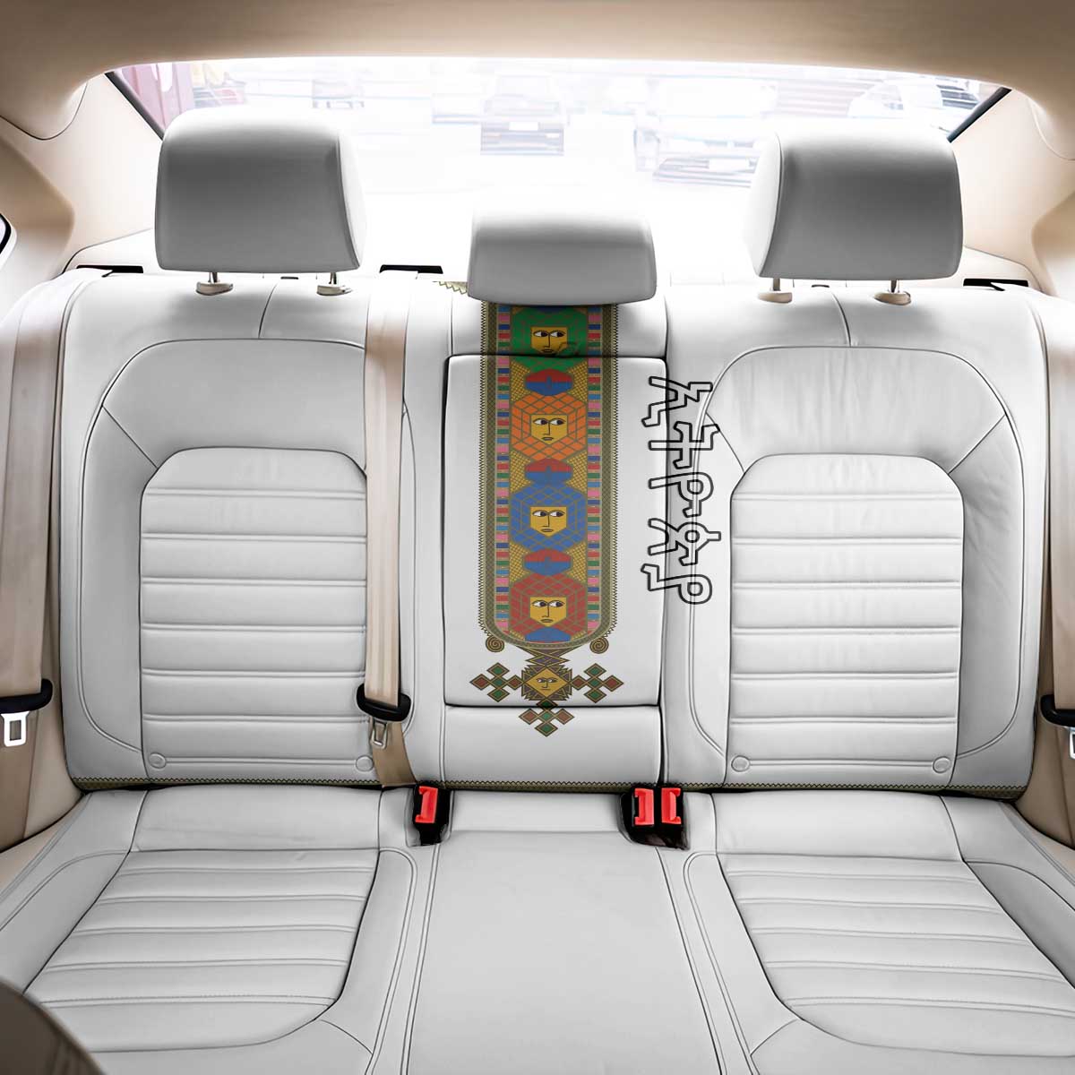 Ethiopia Saba Kemis Habesha Style Back Car Seat Cover