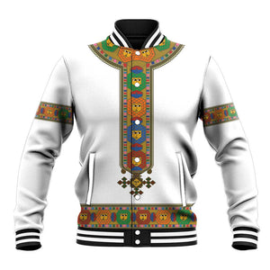Ethiopia Saba Kemis Habesha Style Baseball Jacket
