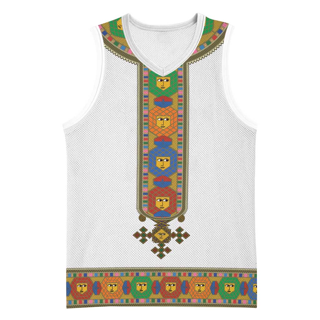Ethiopia Saba Kemis Habesha Style Basketball Jersey - African Pride