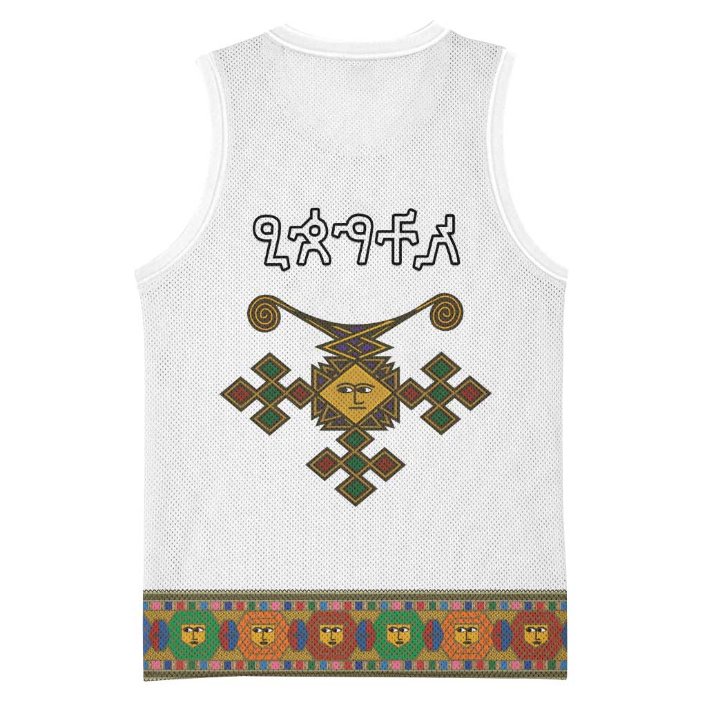 Ethiopia Saba Kemis Habesha Style Basketball Jersey - African Pride