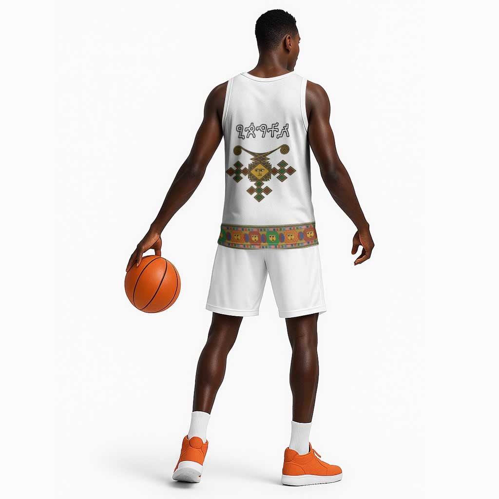 Ethiopia Saba Kemis Habesha Style Basketball Jersey - African Pride
