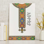 Ethiopia Saba Kemis Habesha Style Canvas Wall Art