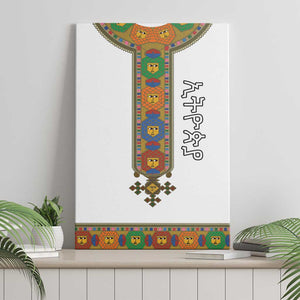 Ethiopia Saba Kemis Habesha Style Canvas Wall Art